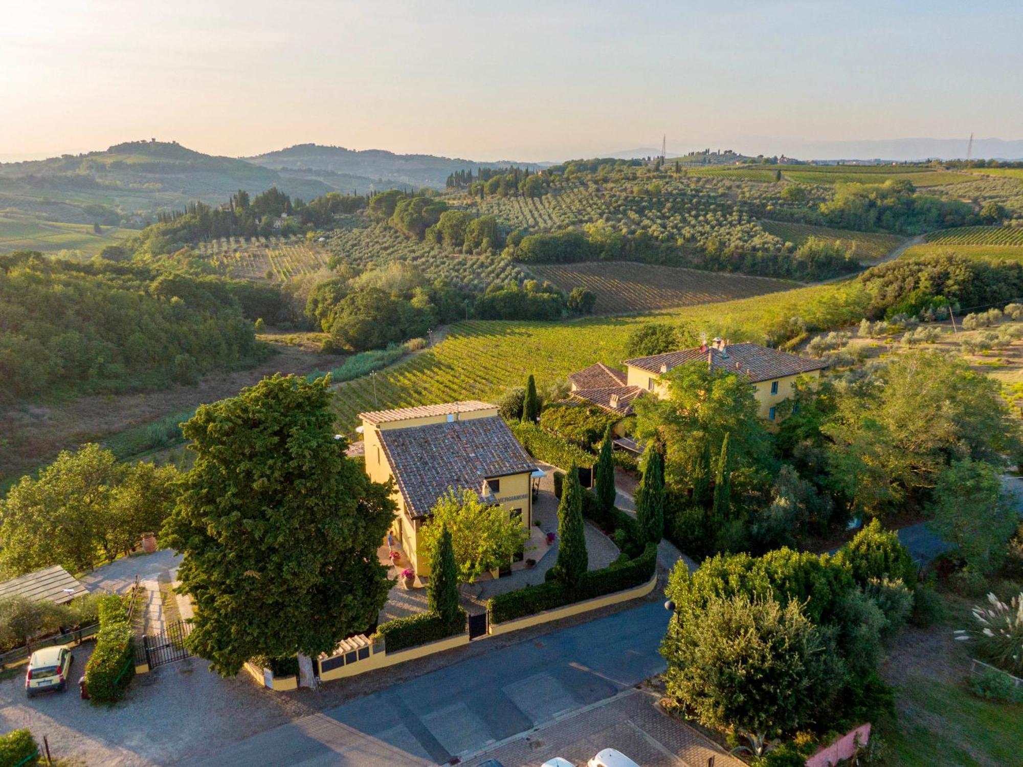 Podere Vergianoni Con Piscina E Vista Mozzafiato Tavarnelle Val di Pesa Exteriér fotografie
